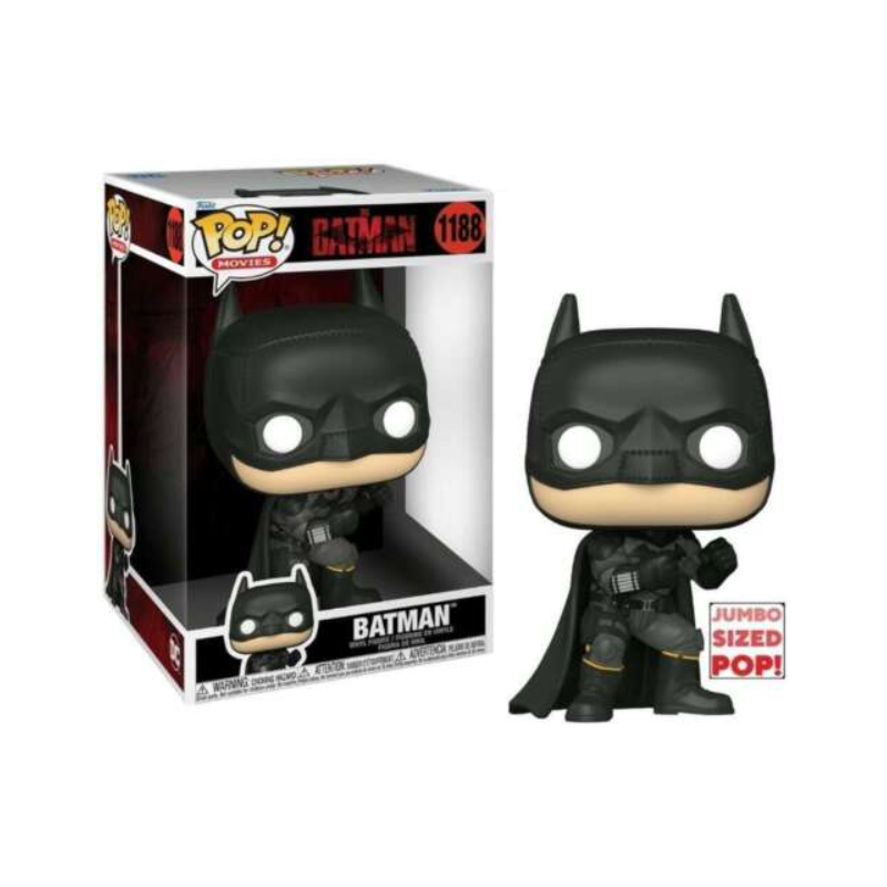 POP! MOVIES: THE BATMAN - BATMAN 10" SUPER-SIZED POP BY FUNKO (1188)